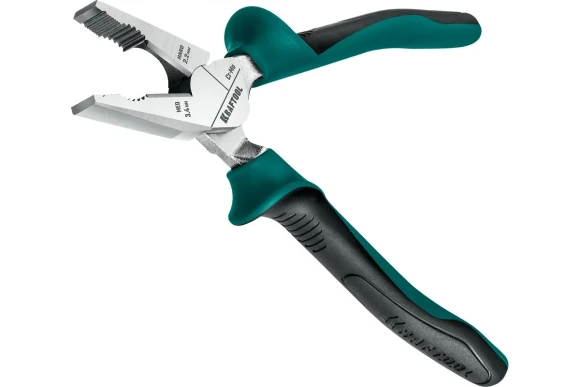 Плоскогубцы комбинированные c эксцентриковым шарниром 180 мм KRAFTOOL 22011-1-18_z01