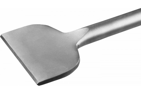 Зубило плоское 125*400мм, HEX 30, буран ЗУБР