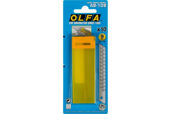 Лезвия для ножей OLFA OL-AB-10B 9мм в боксе Лезвия для ножей OLFA OL-AB-10B 9мм в боксе