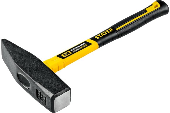 Молоток слесарный 2000г, рукоять фиберглас, Hercules STAYER Молоток слесарный 2000г, рукоять фиберглас, Hercules STAYER