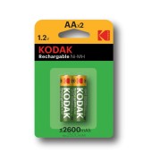 Аккумуляторы АА NiMH 2500А/ч 2шт, Kodak 