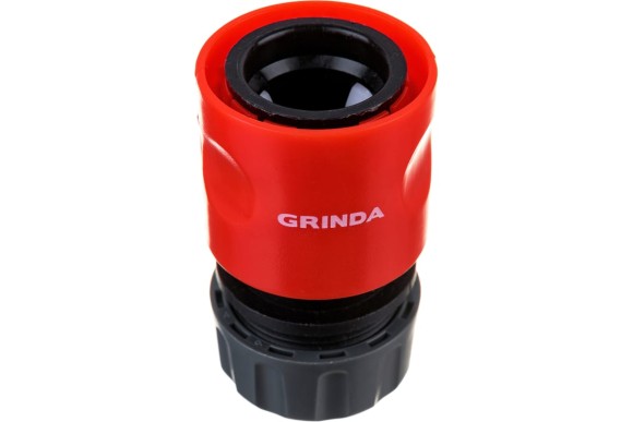 Соединитель быстр,+автостоп для шланга GC-12A 1/2" GRINDA Соединитель быстр,+автостоп для шланга GC-12A 1/2" GRINDA