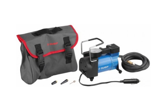 Компрессор автомобильный ЗУБР "ЭКСПЕРТ" давление 10 атм, длина провода 3 м, длина шланга 2 м, 3 наса Компрессор автомобильный ЗУБР "ЭКСПЕРТ" давление 10 атм, длина провода 3 м, длина шланга 2 м, 3 наса