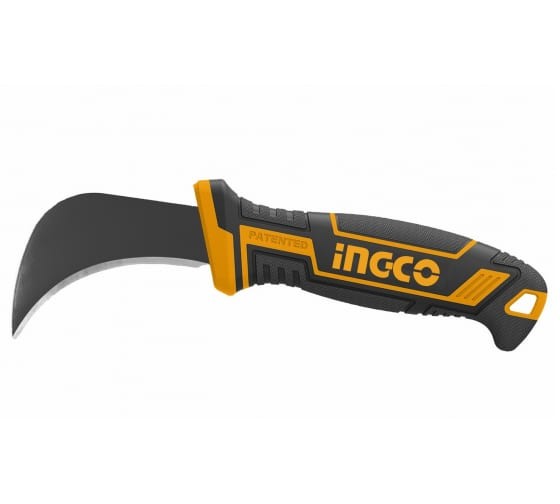 Нож монтажника крюк INGCO 180мм,HPK81801