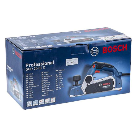 Рубанок BOSCH GHO 26-82 D, 710Вт,82мм,0-2,6мм Рубанок BOSCH GHO 26-82 D, 710Вт,82мм,0-2,6мм