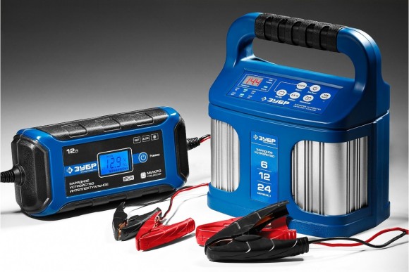 Зарядное устройство Автомобильное ЗУБР АЗУ-160 , Li-ion6/12 В, 8А.