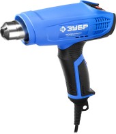 Фен технический с дисплеем ЗУБР ФТ-П2000 М2ДК, 2000Вт, 80-600°С, 4 насадки, в кейсе