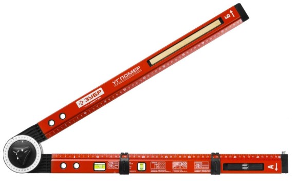 Угломер механический ЗУБР 500мм,0-270гр,1мм/м Угломер механический ЗУБР 500мм,0-270гр,1мм/м