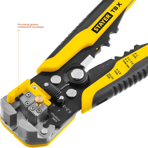 Стриппер автоматический многофункциональный,TS-X 0.2 - 6 мм2, STAYER Стриппер автоматический многофункциональный,TS-X 0.2 - 6 мм2, STAYER