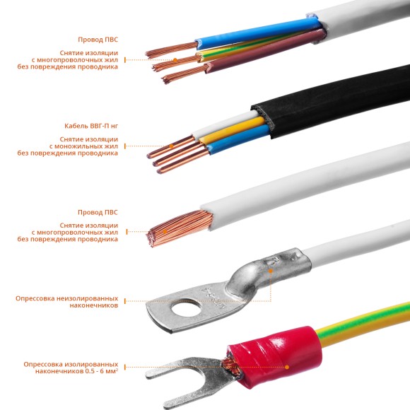 Стриппер автоматический многофункциональный,TS-X 0.2 - 6 мм2, STAYER Стриппер автоматический многофункциональный,TS-X 0.2 - 6 мм2, STAYER