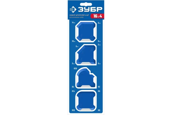 Набор шпателей для силикона (4шт) ЗУБР 