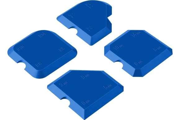 Набор шпателей для силикона (4шт) ЗУБР 