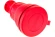 Розетка каучуковая прямая ЭРА 16A с заземл. красная R8-RED-IP44 Розетка каучуковая прямая ЭРА 16A с заземл. красная R8-RED-IP44