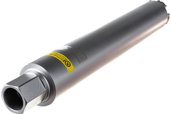 Коронка алмазная по железобетону 68 х 450мм, 1 1/4UNC, сухой/мокрый, HILBERG Коронка алмазная по железобетону 68 х 450мм, 1 1/4UNC, сухой/мокрый, HILBERG