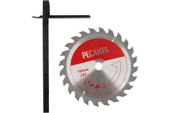 Пила дисковая Ресанта ДП-190/1800 ,190*20мм, h-68мм