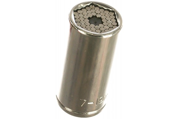 Головка торцевая многоразмерная 7-19мм с адаптером 3/8 Vertextools