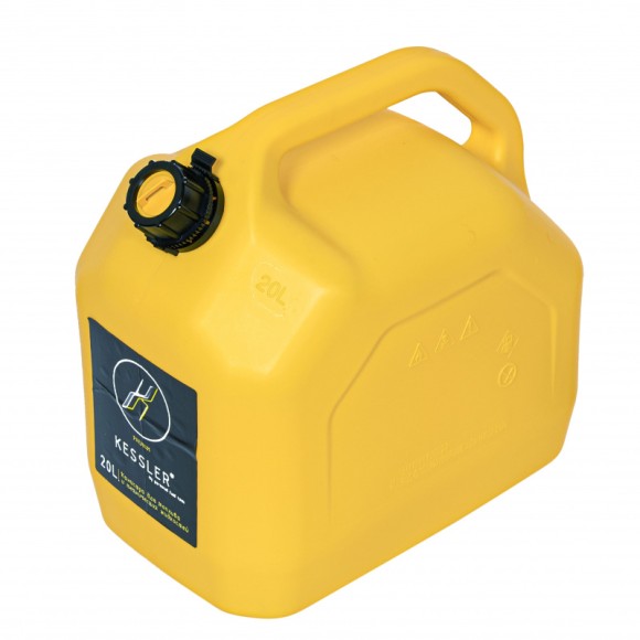 Канистра пластиковая для ГСМ, с заливным носиком, ПРЕМИУМ, 20л