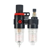 Фильтр влагоотделитель с лубрикатором FRL180 резьба 1/4 " PATRIOT Фильтр влагоотделитель с лубрикатором FRL180 резьба 1/4 " PATRIOT