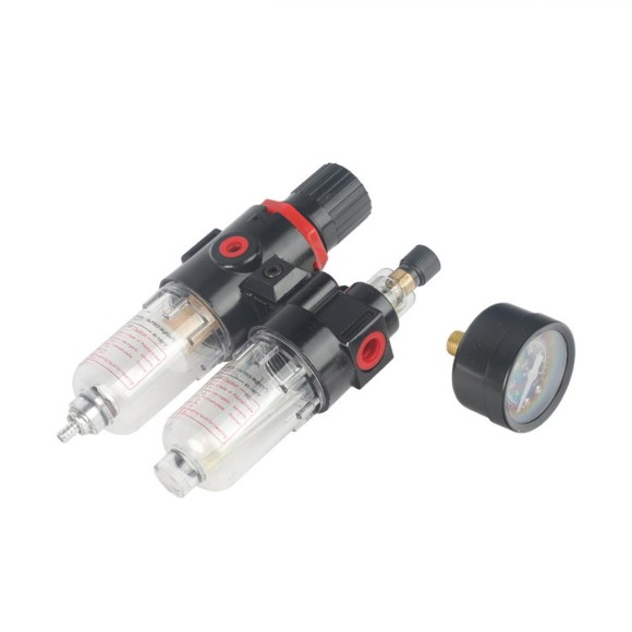 Фильтр влагоотделитель с лубрикатором FRL180 резьба 1/4 " PATRIOT Фильтр влагоотделитель с лубрикатором FRL180 резьба 1/4 " PATRIOT