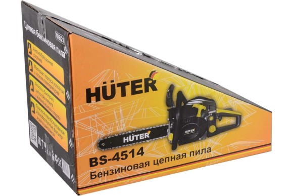 Бензопила HUTER BS-4514 2.3кВТ(3,1л.с) 35см 3/8"1,3-53зв 
