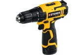 Шуруповёрт аккум. STEHER CD-120-1, 12В, 30Н*м, 0-1350об/мин, АКБ 1-шт (2А*ч), в кейсе