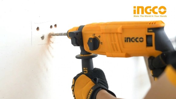 Перфоратор INGCO RGH6508,650Вт,1.7Дж,22мм,+комплект