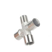 Переходник 1259/2 крест 1/4" внутренняяи наружняя резьба PATRIOT Переходник 1259/2 крест 1/4" внутренняяи наружняя резьба PATRIOT