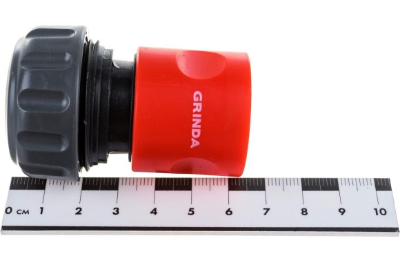 Соединитель быстр, для шланга GC-34 3/4" GRINDA Соединитель быстр, для шланга GC-34 3/4" GRINDA