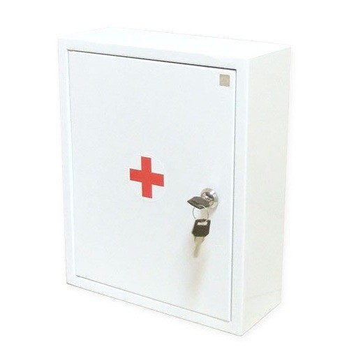 Аптечка ФЭСТ в металл боксе с ключем               