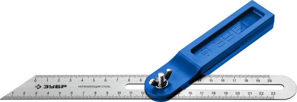 Малка-угломер пластиковый корпус, полотно с гравированной шкалой ЗУБР 3428_z02 Малка-угломер пластиковый корпус, полотно с гравированной шкалой ЗУБР 3428_z02