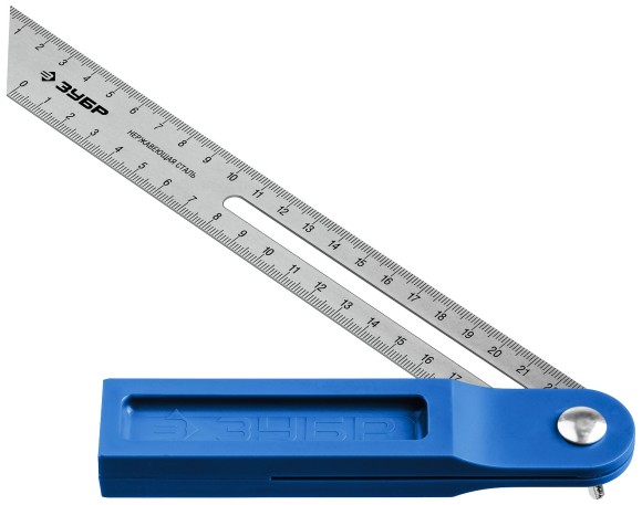 Малка-угломер пластиковый корпус, полотно с гравированной шкалой ЗУБР 3428_z02 Малка-угломер пластиковый корпус, полотно с гравированной шкалой ЗУБР 3428_z02