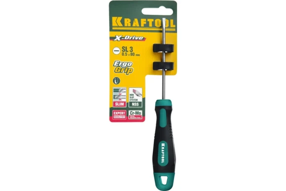 Отвёртка SL3 х 80мм, X-Drive KRAFTOOL Отвёртка SL3 х 80мм, X-Drive KRAFTOOL