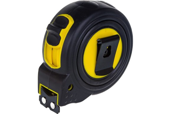 Рулетка 10м х 25мм, жёлтая лента, обрезиненный корпус, магнитный зацеп, BlackMax STAYER Рулетка 10м х 25мм, жёлтая лента, обрезиненный корпус, магнитный зацеп, BlackMax STAYER
