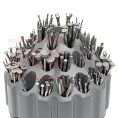 Набор алмазных фрез для гравировальной машинки, 256шт,