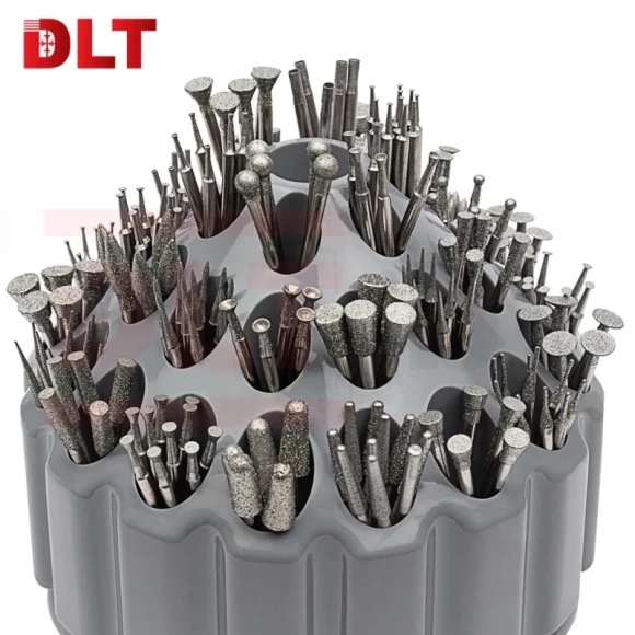 Набор алмазных фрез для гравировальной машинки, 256шт, Набор алмазных фрез для гравировальной машинки, 256шт,