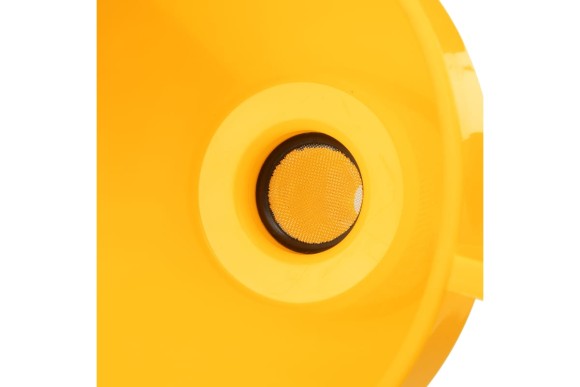 Воронка пластиковая 160 мм с металлическим ситом и гибким наконечником DENZEL Воронка пластиковая 160 мм с металлическим ситом и гибким наконечником DENZEL