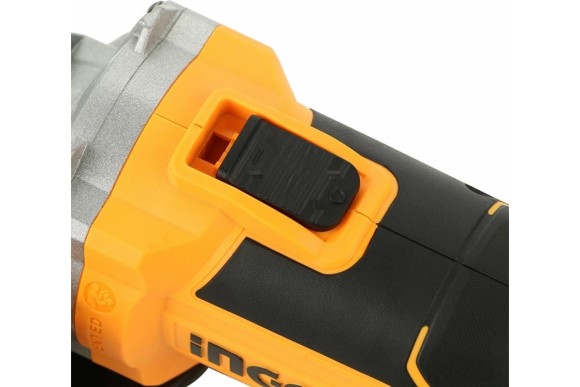 Шлифмашина(BL) угловая аккум. INGCO CAGLI201582, 20В, 125мм, 3000/8500об/мин,АКБ 2-шт (4А*ч),в сумке