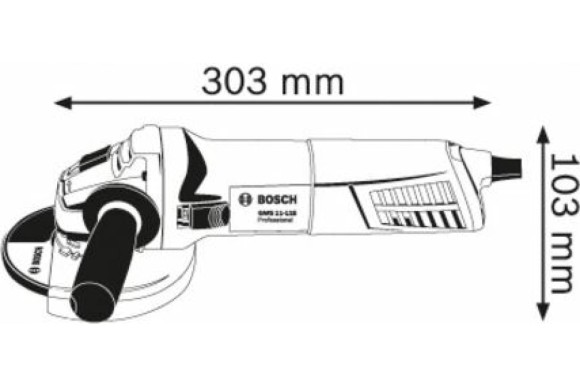 Шлифмашина углов.BOSCH GWS 11-125  1100W,125мм 11500о/мин Шлифмашина углов.BOSCH GWS 11-125  1100W,125мм 11500о/мин