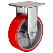 Колесо полиуретановое неповоротное / d= 100, 180 кг.